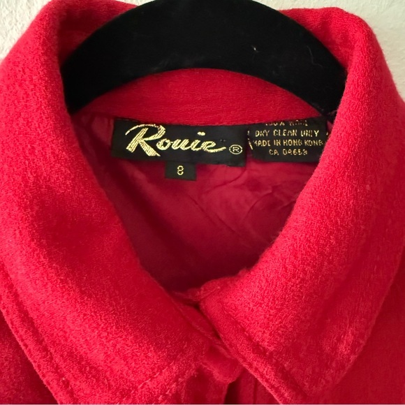 Vintage Red Wool Jacket - Picture 8 of 13